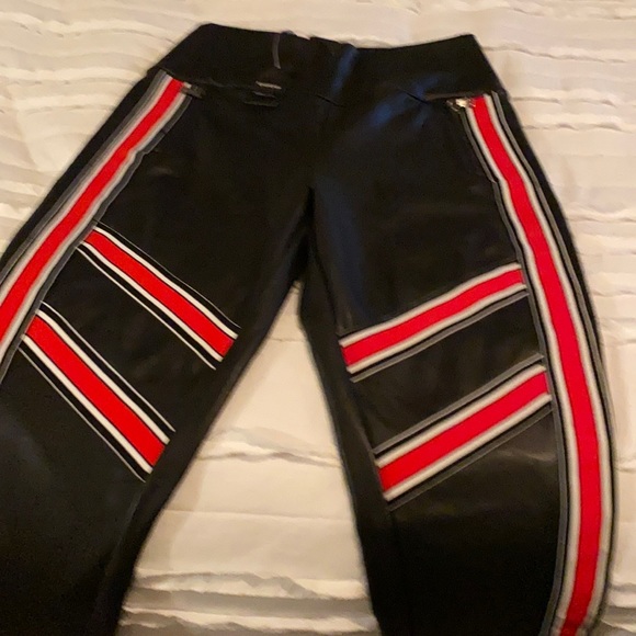 Faux leather leggings